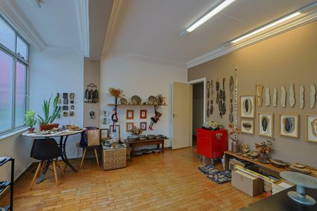 Sala de apartamento à venda com 4 quartos, 249m² em Funcionários, Belo Horizonte