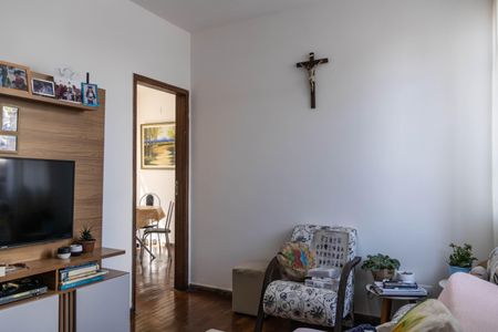 Sala de apartamento à venda com 3 quartos, 75m² em Cidade Jardim, Belo Horizonte