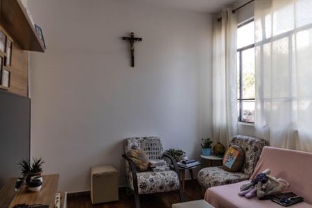 Sala de apartamento à venda com 3 quartos, 75m² em Cidade Jardim, Belo Horizonte