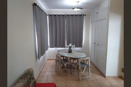 Sala de apartamento para alugar com 1 quarto, 45m² em Boa Vista, São Vicente