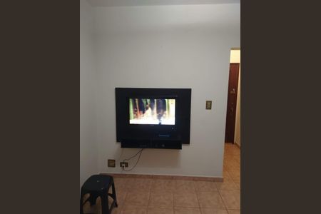 Sala de apartamento para alugar com 1 quarto, 45m² em Boa Vista, São Vicente