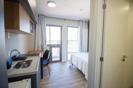Studio de kitnet/studio para alugar com 1 quarto, 25m² em Santo Amaro, São Paulo