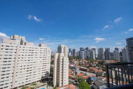 Varanda de kitnet/studio para alugar com 1 quarto, 25m² em Santo Amaro, São Paulo