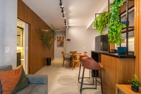 Sala de apartamento para alugar com 2 quartos, 75m² em Alphaville Industrial, Barueri