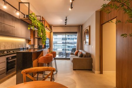 Sala de apartamento para alugar com 2 quartos, 75m² em Alphaville Industrial, Barueri