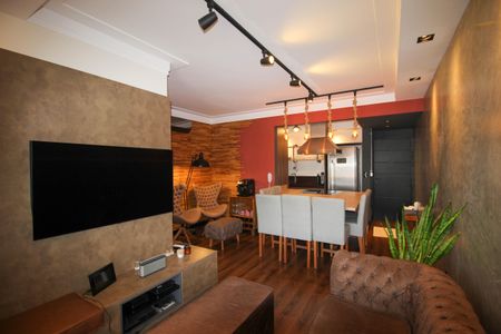 Sala de apartamento para alugar com 1 quarto, 72m² em Jardim Moncayo, Sorocaba