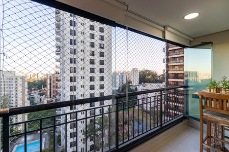 Varanda da Sala de apartamento à venda com 2 quartos, 70m² em Jardim Parque Morumbi, São Paulo