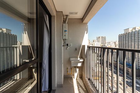 Varanda do Studio de kitnet/studio à venda com 1 quarto, 25m² em Centro Histórico de São Paulo, São Paulo