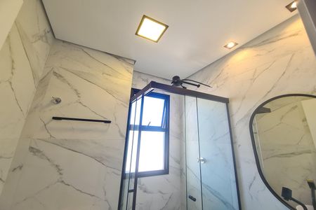 Banheiro de kitnet/studio para alugar com 1 quarto, 27m² em Vila Formosa, São Paulo