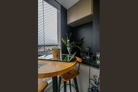 Varanda da Sala de apartamento para alugar com 2 quartos, 50m² em Vila Leopoldina, Santo André