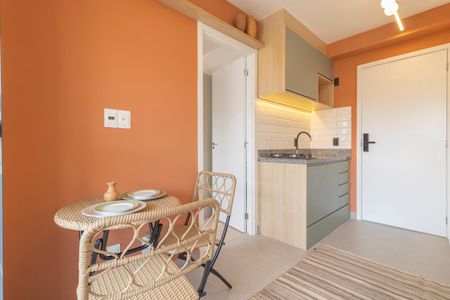 Sala de apartamento para alugar com 1 quarto, 26m² em Vila Olímpia, São Paulo