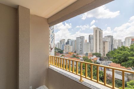Varanda Sala de apartamento para alugar com 1 quarto, 26m² em Vila Olímpia, São Paulo