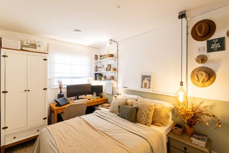 Quarto de apartamento à venda com 1 quarto, 41m² em Vila Guilhermina, São Paulo