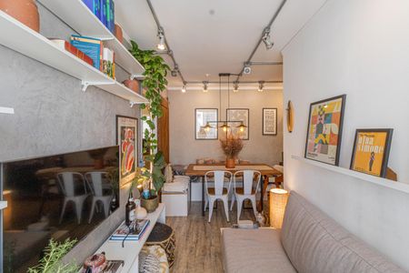 Sala de apartamento à venda com 1 quarto, 41m² em Vila Guilhermina, São Paulo