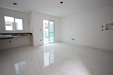 Sala/Cozinha de casa de condomínio à venda com 2 quartos, 117m² em Vila Metalúrgica, Santo André