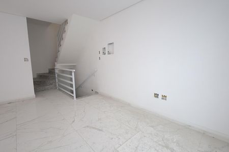 Sala de casa de condomínio à venda com 3 quartos, 117m² em Vila Metalúrgica, Santo André