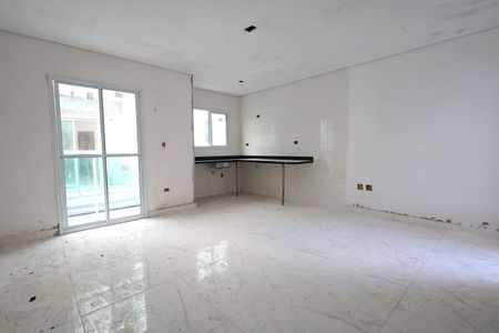 Sala / Cozinha de casa de condomínio à venda com 2 quartos, 129m² em Vila Metalúrgica, Santo André