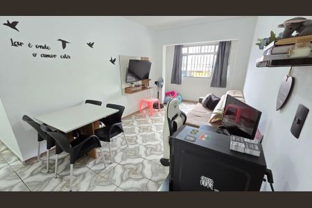 Sala de apartamento para alugar com 3 quartos, 120m² em Macuco, Santos