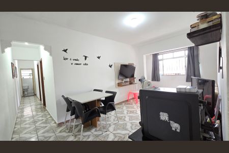Sala de apartamento para alugar com 3 quartos, 120m² em Macuco, Santos