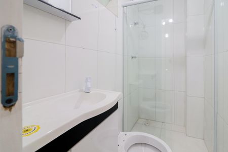 Banheiro de apartamento para alugar com 1 quarto, 24m² em Vila Dalva, São Paulo