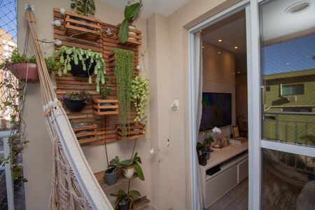 Varanda da Sala de apartamento à venda com 2 quartos, 60m² em Vila Guedes, São Paulo