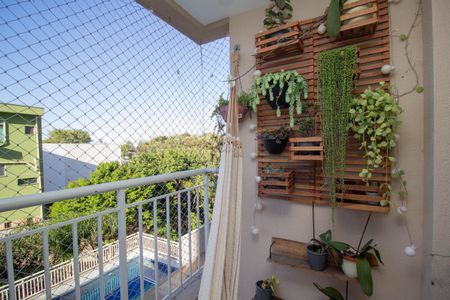 Varanda da Sala de apartamento à venda com 2 quartos, 60m² em Vila Guedes, São Paulo