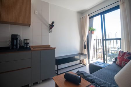 Sala de apartamento para alugar com 1 quarto, 27m² em Campo Belo, São Paulo