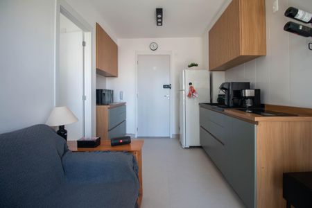 Sala de apartamento para alugar com 1 quarto, 27m² em Campo Belo, São Paulo