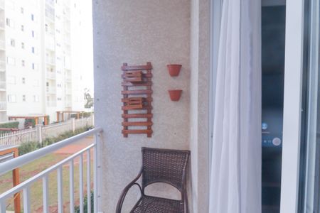 Varanda da Sala de apartamento à venda com 1 quarto, 52m² em Cidade Luíza, Jundiaí