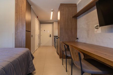 Sala de kitnet/studio à venda com 1 quarto, 27m² em Moema, São Paulo