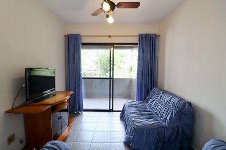 Sala de apartamento para alugar com 1 quarto, 54m² em Jardim Las Palmas, Guarujá