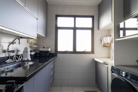 Sala/Cozinha de apartamento para alugar com 1 quarto, 42m² em Nova Campinas, Campinas
