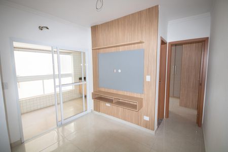 Sala de apartamento para alugar com 1 quarto, 50m² em Vila Caiçara, Praia Grande