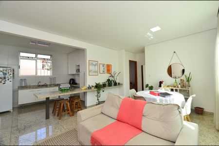 Sala de apartamento para alugar com 2 quartos, 80m² em Santo Antônio, Belo Horizonte