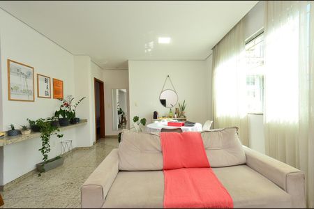 Sala de apartamento para alugar com 2 quartos, 80m² em Santo Antônio, Belo Horizonte
