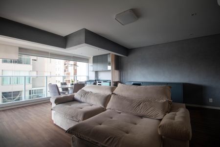 Sala de apartamento à venda com 1 quarto, 84m² em Jardim Caravelas, São Paulo