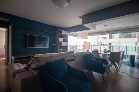 Sala de apartamento à venda com 1 quarto, 84m² em Jardim Caravelas, São Paulo