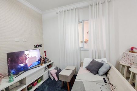 Sala de apartamento para alugar com 2 quartos, 47m² em Vila Príncipe de Gales, Santo André