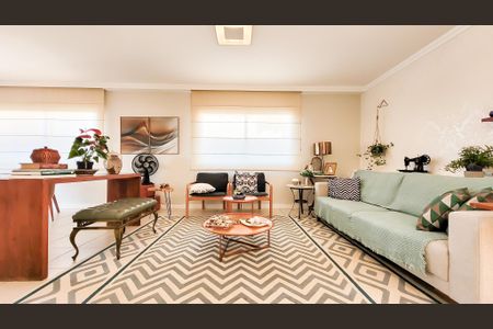 Sala de casa de condomínio à venda com 4 quartos, 230m² em Loteamento Caminhos de San Conrado (sousas), Campinas