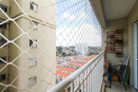Varanda da Sala de apartamento à venda com 3 quartos, 74m² em Jardim Sao Caetano, São Caetano do Sul