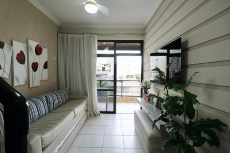 Sala de apartamento para alugar com 3 quartos, 160m² em Jardim Santa Genoveva, Guarujá