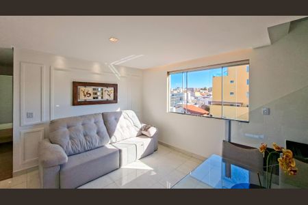 Sala de apartamento à venda com 3 quartos, 130m² em Pompéia, Belo Horizonte