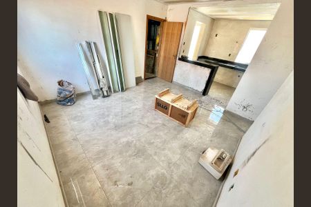 Sala de apartamento à venda com 3 quartos, 110m² em Guarani, Belo Horizonte