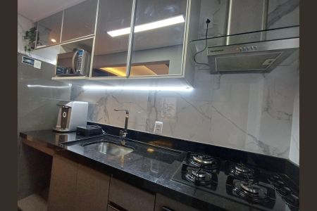 Cozinha de apartamento à venda com 2 quartos, 66m² em Vila Metalúrgica, Santo André