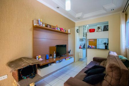 Sala de apartamento à venda com 2 quartos, 76m² em Vila Junqueira, Santo André