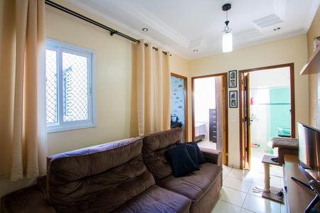 Sala de apartamento à venda com 2 quartos, 76m² em Vila Junqueira, Santo André