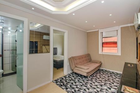 Sala de apartamento para alugar com 1 quarto, 47m² em Humaitá, Porto Alegre