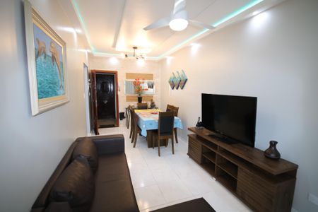 Sala de apartamento para alugar com 2 quartos, 73m² em Canto do Forte, Praia Grande