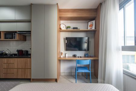 Sala/quarto de apartamento para alugar com 1 quarto, 22m² em , São Paulo