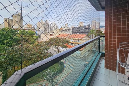 varanda de apartamento para alugar com 2 quartos, 70m² em Jardim Las Palmas, Guarujá